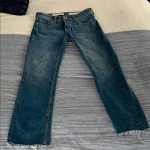 Anthropologie Pilcro & Letterpress fringe jeans